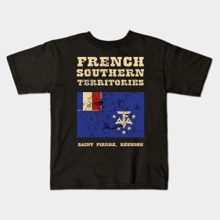 Flag of French Southern Territories Kids T-Shirt